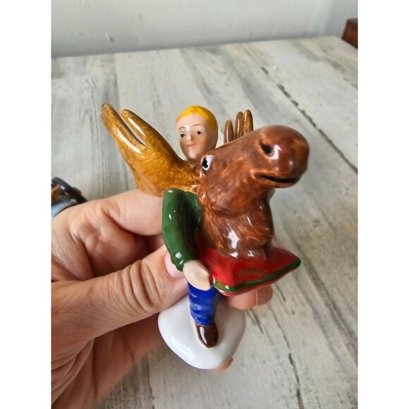 Dept 56 54976 another man's treasures AS IS moose chest people accessories set - Picture 2 of 16